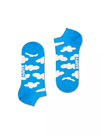 HAPPY SOCKS | Damen Sneaker Socken CLOUDY 36-40 light blue | 
